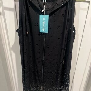 Swim Eyelet cover up - L